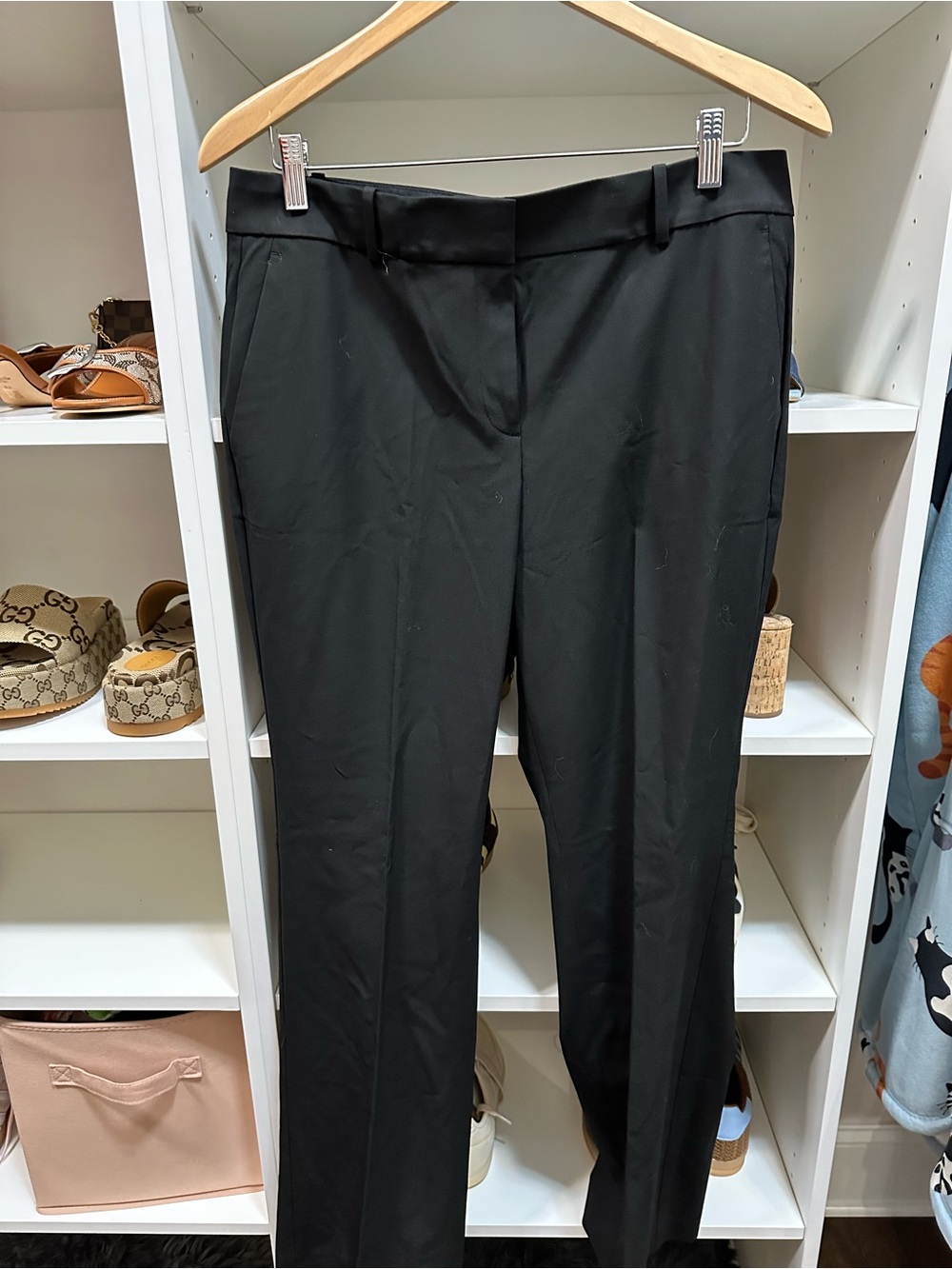 NWOT Ann Taylor Ann Fit black dress pants size 10
